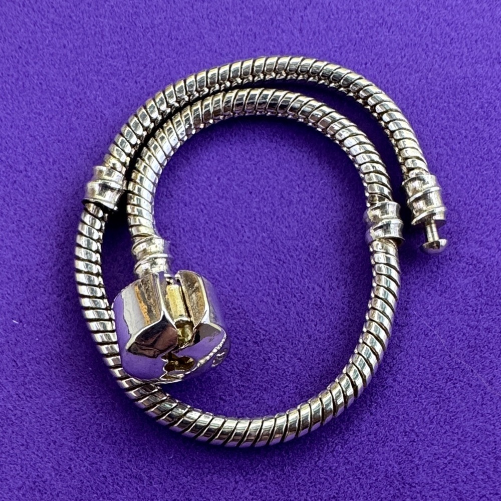 💛 925 Plated Snake Charm Bracelet | Minimalist Jewelry